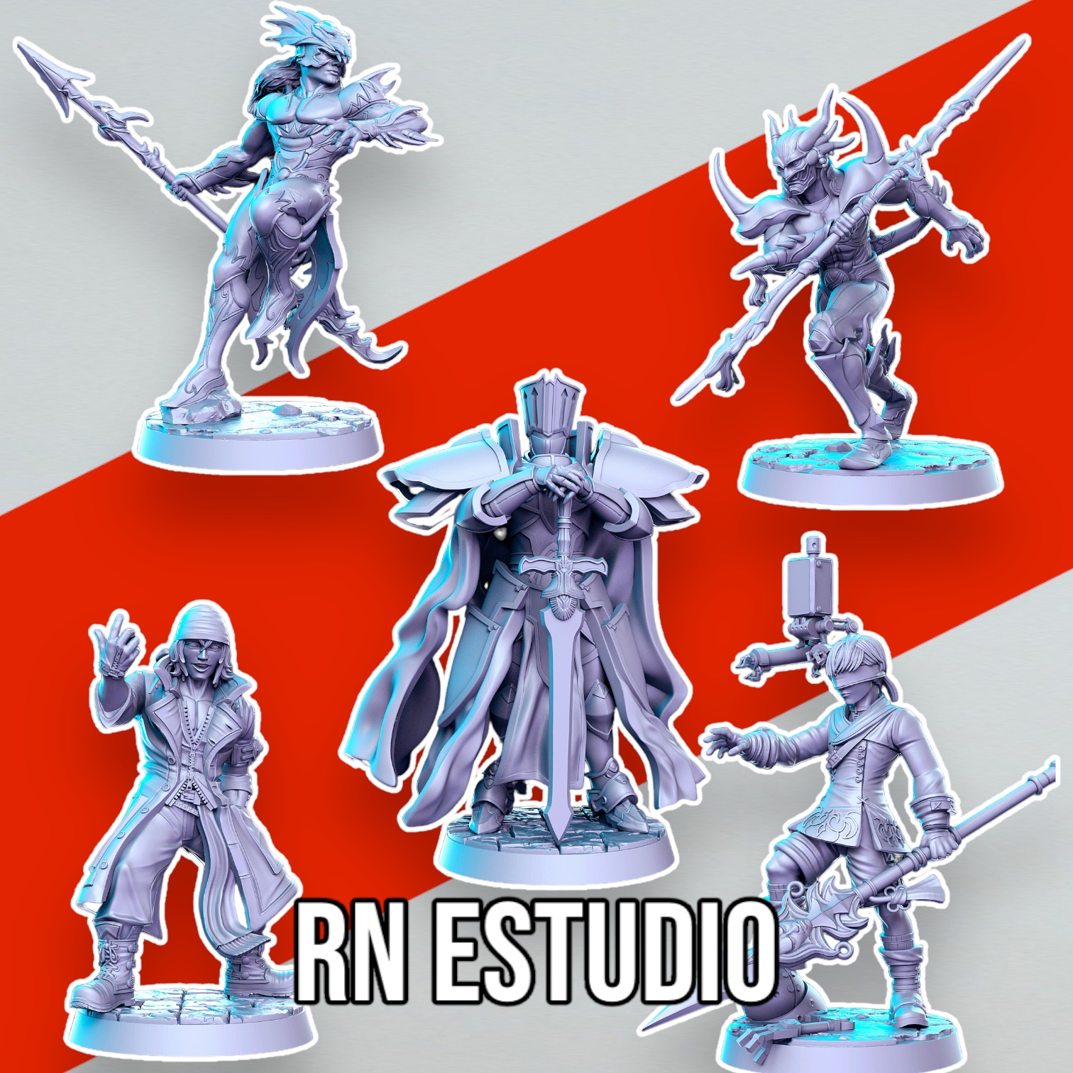 Vengeance Team Vol.1 - Fantasy Football Team - RN Estudio - 32mm