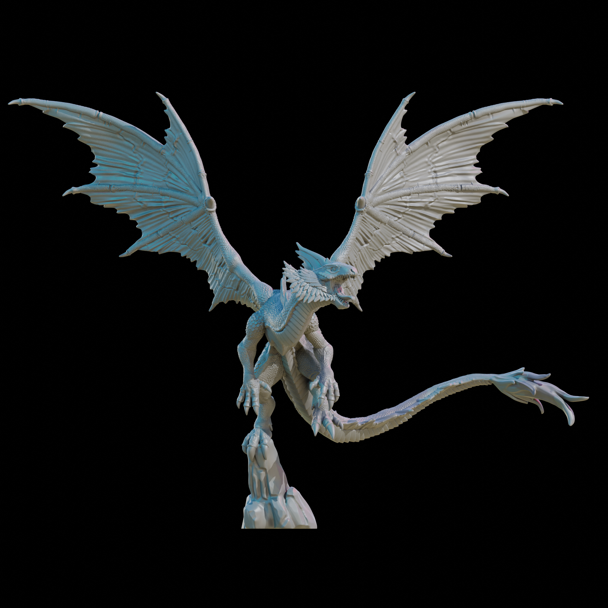 Flying Mirage Dragon Huge Creature by Epic Miniatures for DnD or Pathf ...